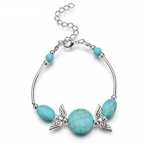 Vintage Turquoise Charm Bracelet - SexyBling