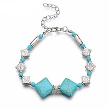 Load image into Gallery viewer, Vintage Turquoise Charm Bracelet - SexyBling