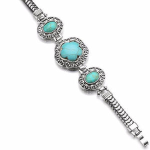 Vintage Turquoise Charm Bracelet - SexyBling