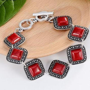 Vintage Turquoise Charm Bracelet - SexyBling