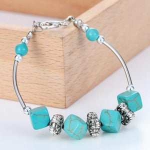 Vintage Turquoise Charm Bracelet - SexyBling