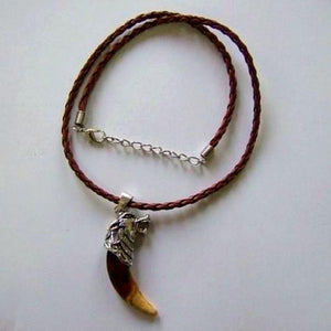 Wolf Head Pendant With Fang - SexyBling