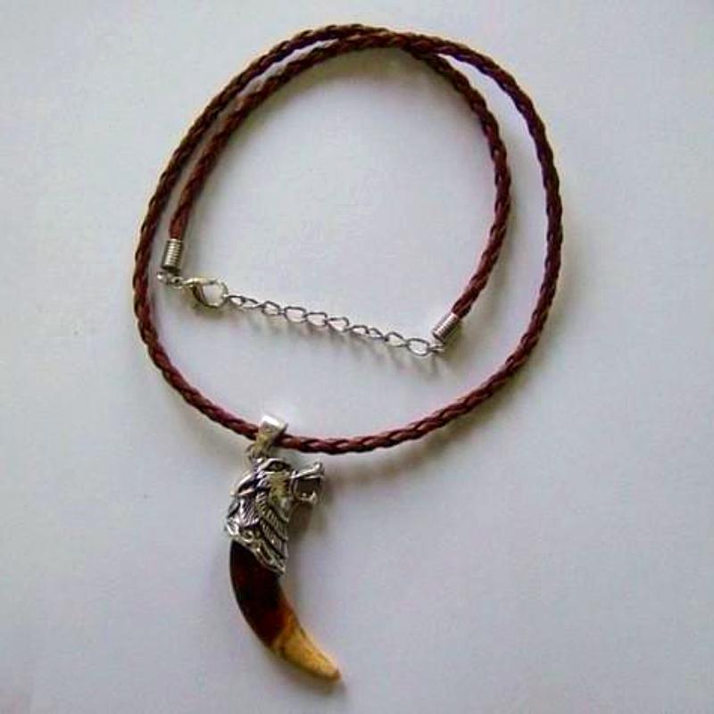 Wolf Head Pendant With Fang - SexyBling