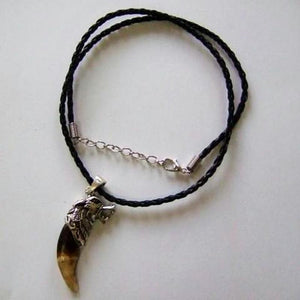 Wolf Head Pendant With Fang - SexyBling