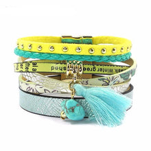 Load image into Gallery viewer, Stylish Leather Strap Charm Bracelet - SexyBling