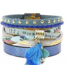 Load image into Gallery viewer, Stylish Leather Strap Charm Bracelet - SexyBling
