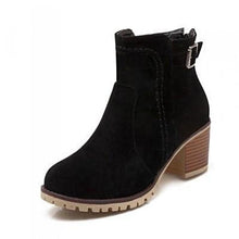 Load image into Gallery viewer, Women Suede Ankle Boots - SexyBling