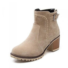 Load image into Gallery viewer, Women Suede Ankle Boots - SexyBling