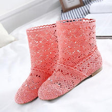Load image into Gallery viewer, Women's Mesh  Flat Shoes with Ankle - SexyBling