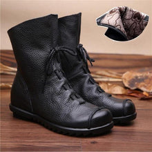 Load image into Gallery viewer, Womens Leather Ankle Boots - SexyBling