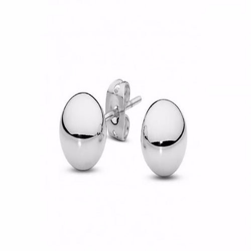 Silver Ball Earrings - SexyBling