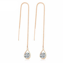 Load image into Gallery viewer, Crystal Water Drop Earrings - SexyBling