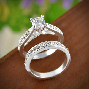 Charm Silver Wedding Ring for Women - SexyBling