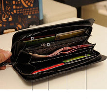 Load image into Gallery viewer, Sexy Metal Skull Leather Wallet - SexyBling