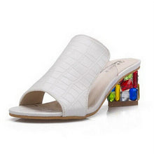 Load image into Gallery viewer, Women Peep Toe Heels Sexy Sandals - SexyBling
