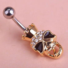 Load image into Gallery viewer, Skull Belly Ring - SexyBling