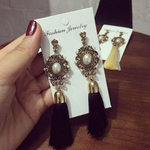 Ancient Rhinestone Earrings - SexyBling