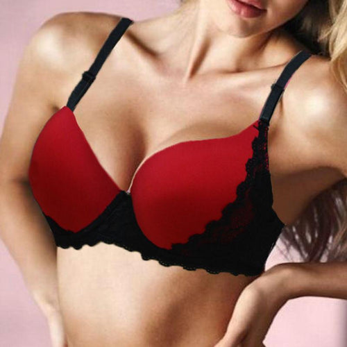 Cute Candy Colored Lace Bra - SexyBling