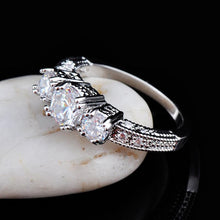Load image into Gallery viewer, New Silver Crystal Wedding Ring for Women - SexyBling