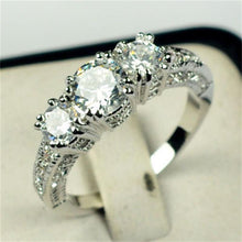 Load image into Gallery viewer, New Silver Crystal Wedding Ring for Women - SexyBling