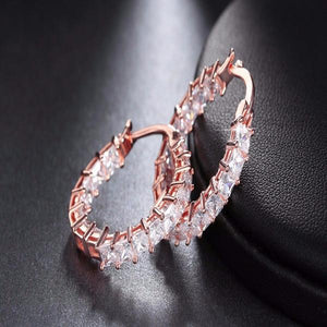Effie Queen Hoop Earrings - SexyBling