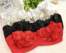 Load image into Gallery viewer, Sexy Embroidery Lace Mesh Bra - SexyBling
