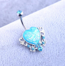 Load image into Gallery viewer, Retro love Navel Button Ring - SexyBling