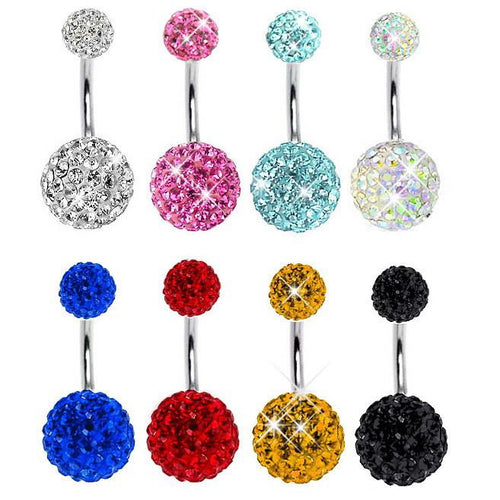 Surgical Stainless Steel Belly Button Ring - SexyBling