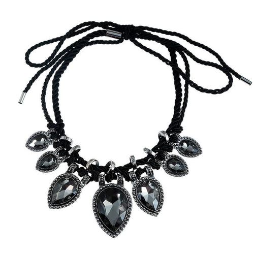 Hand-made Crystal Choker Necklace - SexyBling