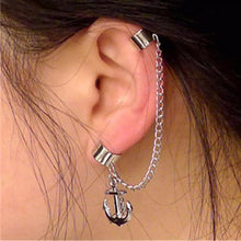 Load image into Gallery viewer, Metal Anchor Tassel Earrings - SexyBling