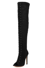 Load image into Gallery viewer, Sexy Over the Knee Lace Boots - SexyBling