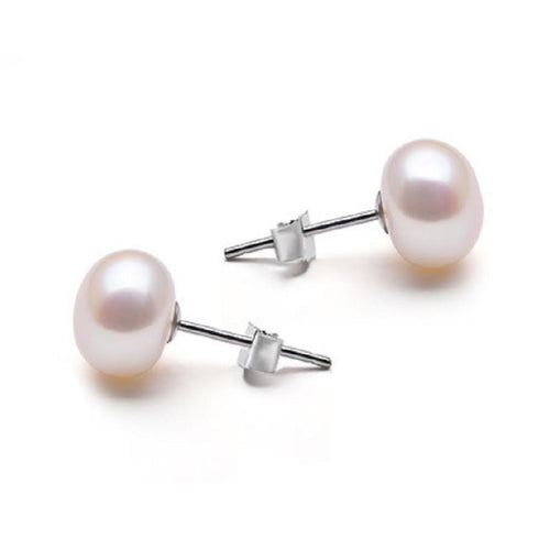 Real Freshwater Pearl Earrings - SexyBling