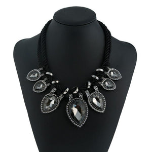 Hand-made Crystal Choker Necklace - SexyBling