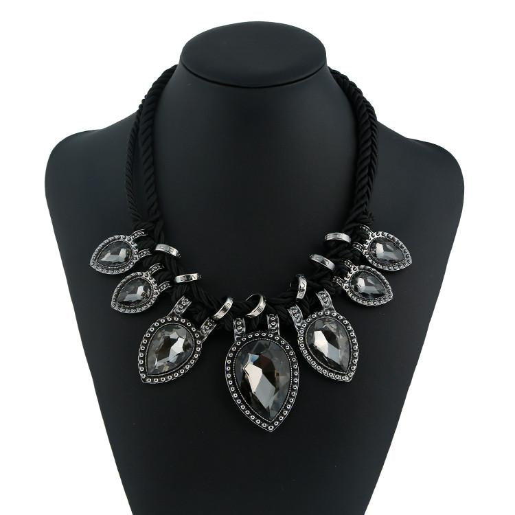 Hand-made Crystal Choker Necklace - SexyBling