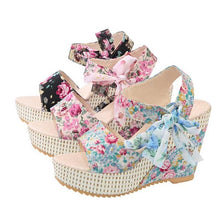 Load image into Gallery viewer, Beautiful Bow knot Lace Up Women Sandals - SexyBling