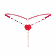 Load image into Gallery viewer, Hot Pearl Flower Low Waist G-String - SexyBling