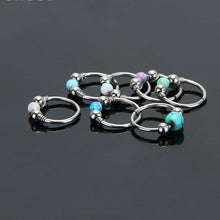 Load image into Gallery viewer, Opal Hoops Ear Piercings - SexyBling