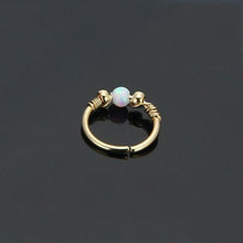 Load image into Gallery viewer, Opal Hoops Ear Piercings - SexyBling