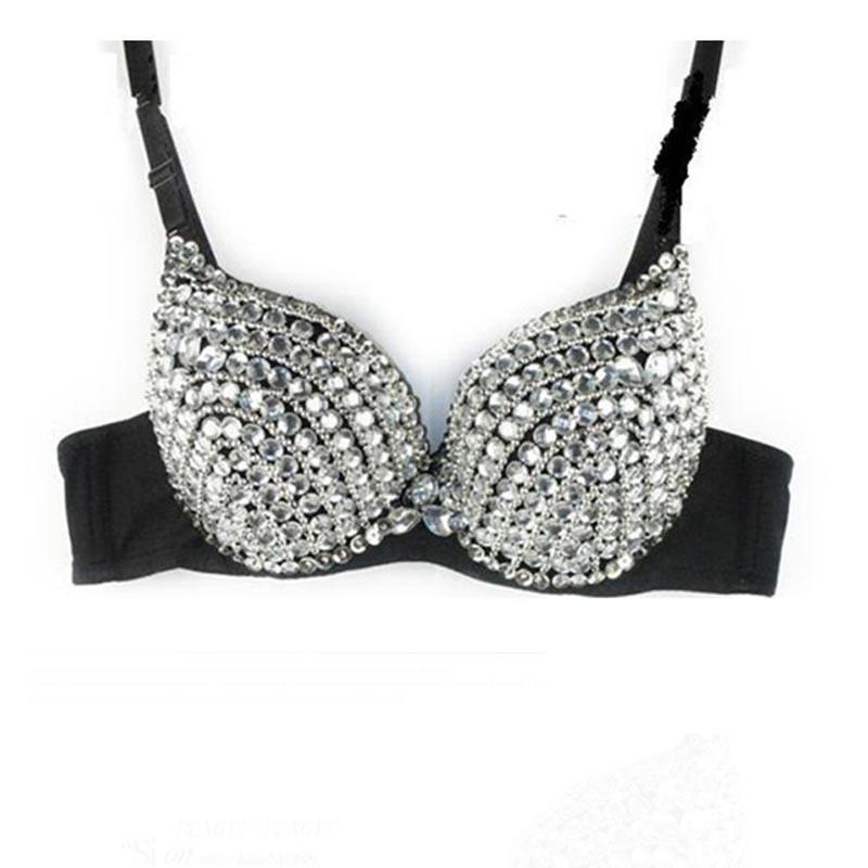 Exotic Punk Style Rhinestones Bra - SexyBling
