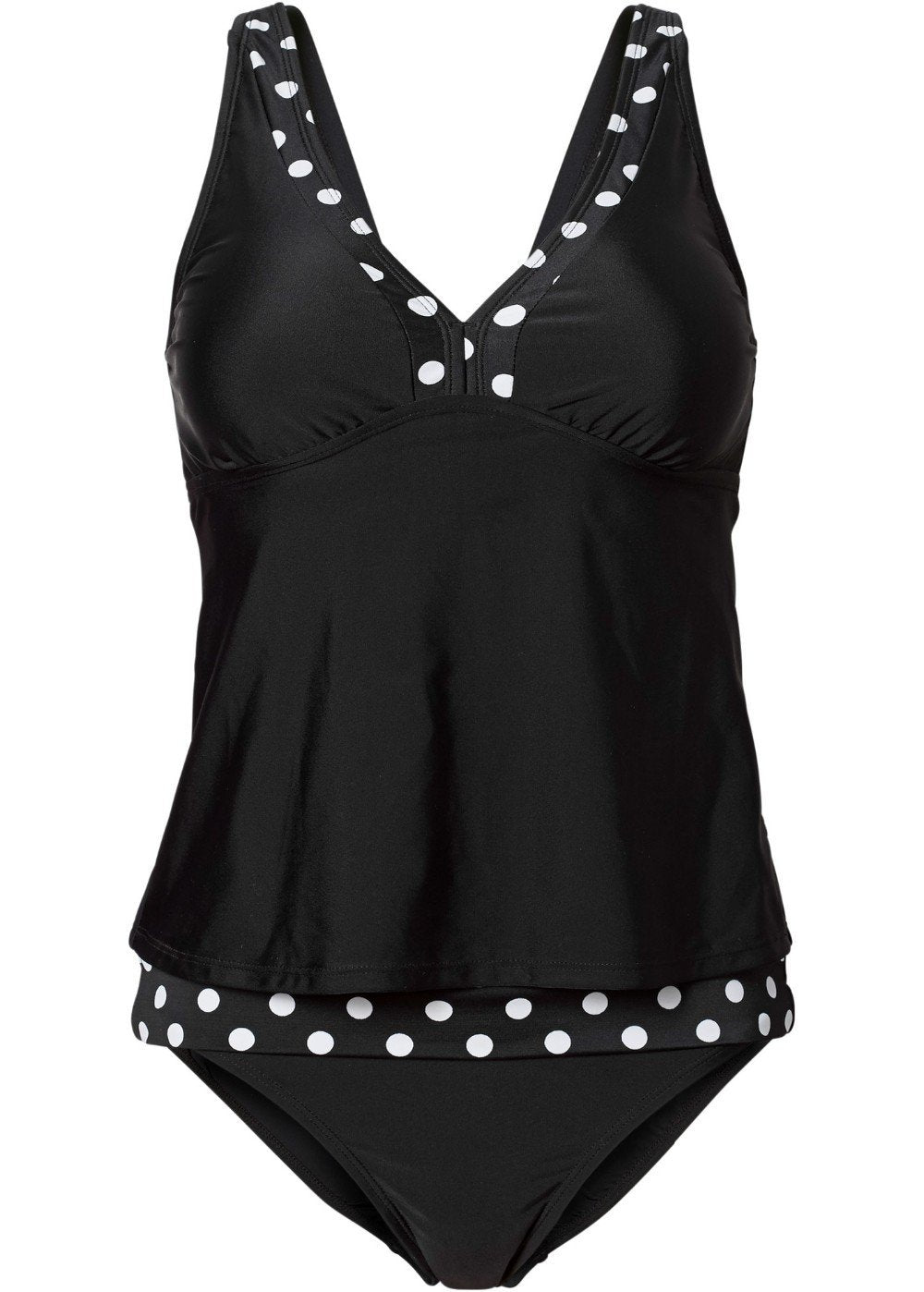 Strappy Ruffle Simple 2 Piece Tankini - SexyBling