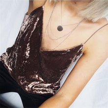 Load image into Gallery viewer, Cute Velvet Spaghetti Strap Camis - SexyBling
