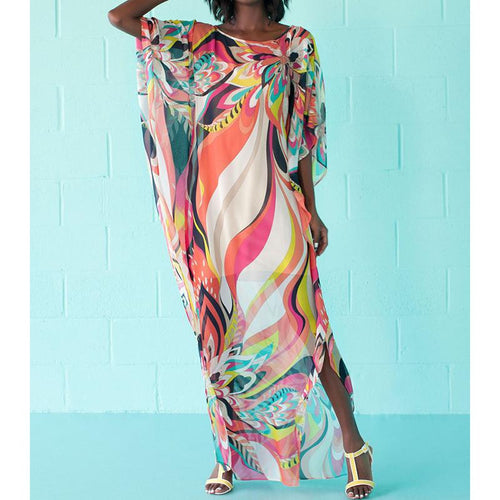 Exotic Kaftan Pareos Sarongs Cover Up - SexyBling
