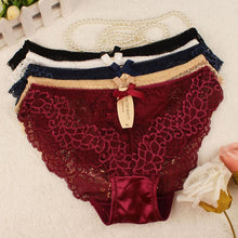 Load image into Gallery viewer, Kinky Knickers Bow Lace Thong - SexyBling