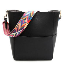 Load image into Gallery viewer, PU Leather Vintage Satchel Crossbody Shoulder Bag - SexyBling