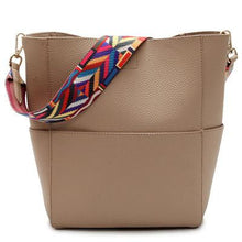 Load image into Gallery viewer, PU Leather Vintage Satchel Crossbody Shoulder Bag - SexyBling