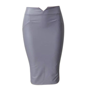 Vintage High Waisted Slim Pencil Skirt - SexyBling