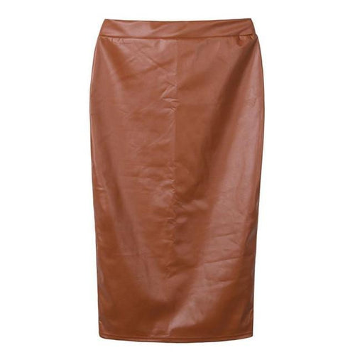 Vintage High Waisted Slim Pencil Skirt - SexyBling