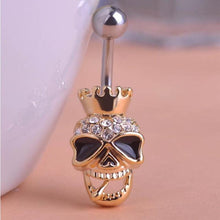 Load image into Gallery viewer, Skull Belly Ring - SexyBling