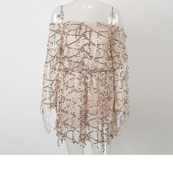Vintage Off Shoulder Tassel Summer Dress - SexyBling