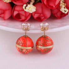 Load image into Gallery viewer, Double Sides Pearl Earrings - SexyBling